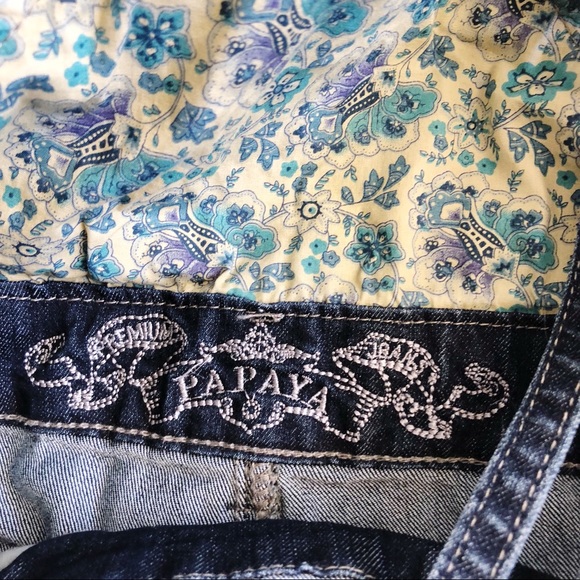 💋Papaya Denim Overall Shorts - Size 3/5💋 - Picture 5 of 7